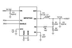 MP8774H synkron nedadgående konverter