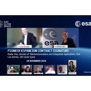 AAC Clyde Space UK underskriver aftale om 10 Glasgow-bygget xSPANCION-satellitter